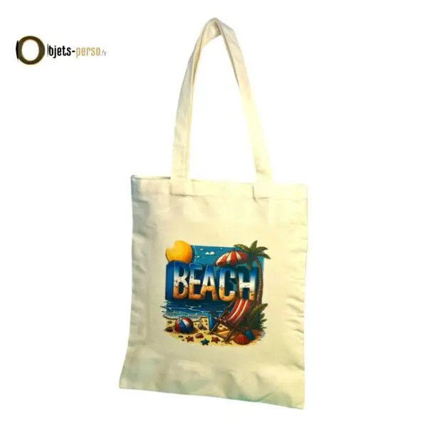 Tote Bag Beige 40x30 cm Personnalisable