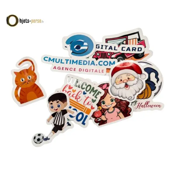 Sticker Personnalisé - Taille Maximale 180x280 mm - Impression et Découpe à la Forme – Image 3