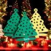 Marque-Place de Noël en Bois - Forme de Sapin - Personnalisable – Image 2