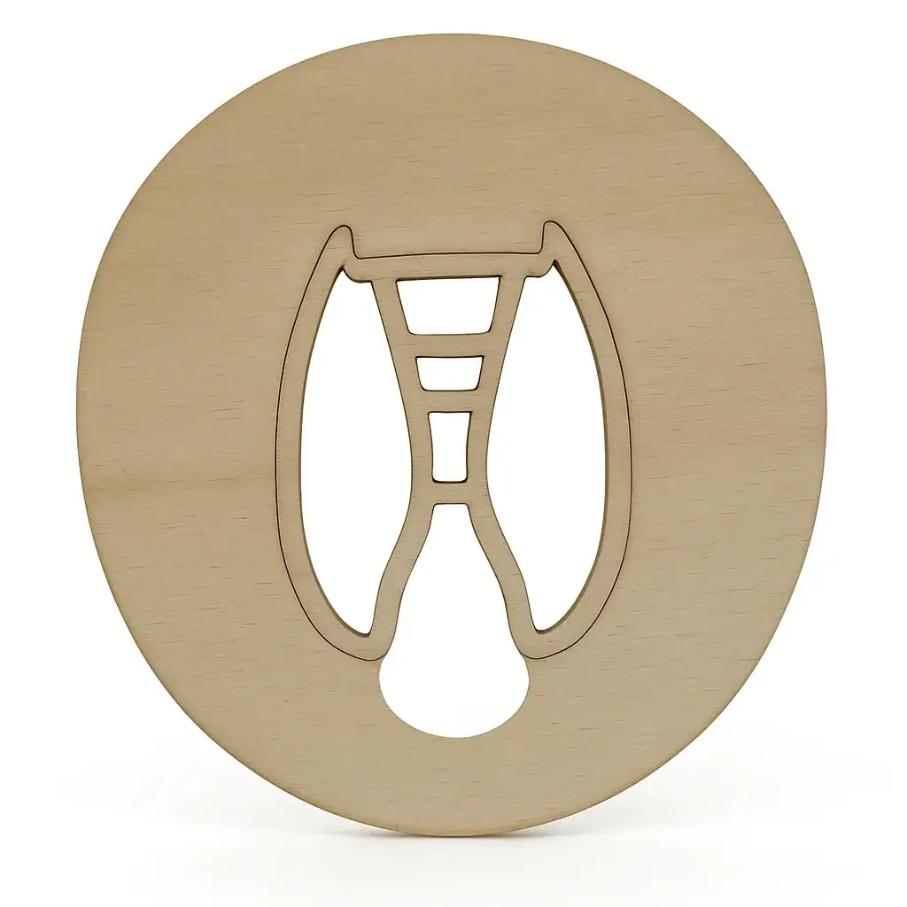 Décoration Murale Provençale Cigale en Bois – 100×125 mm – Personnalisable